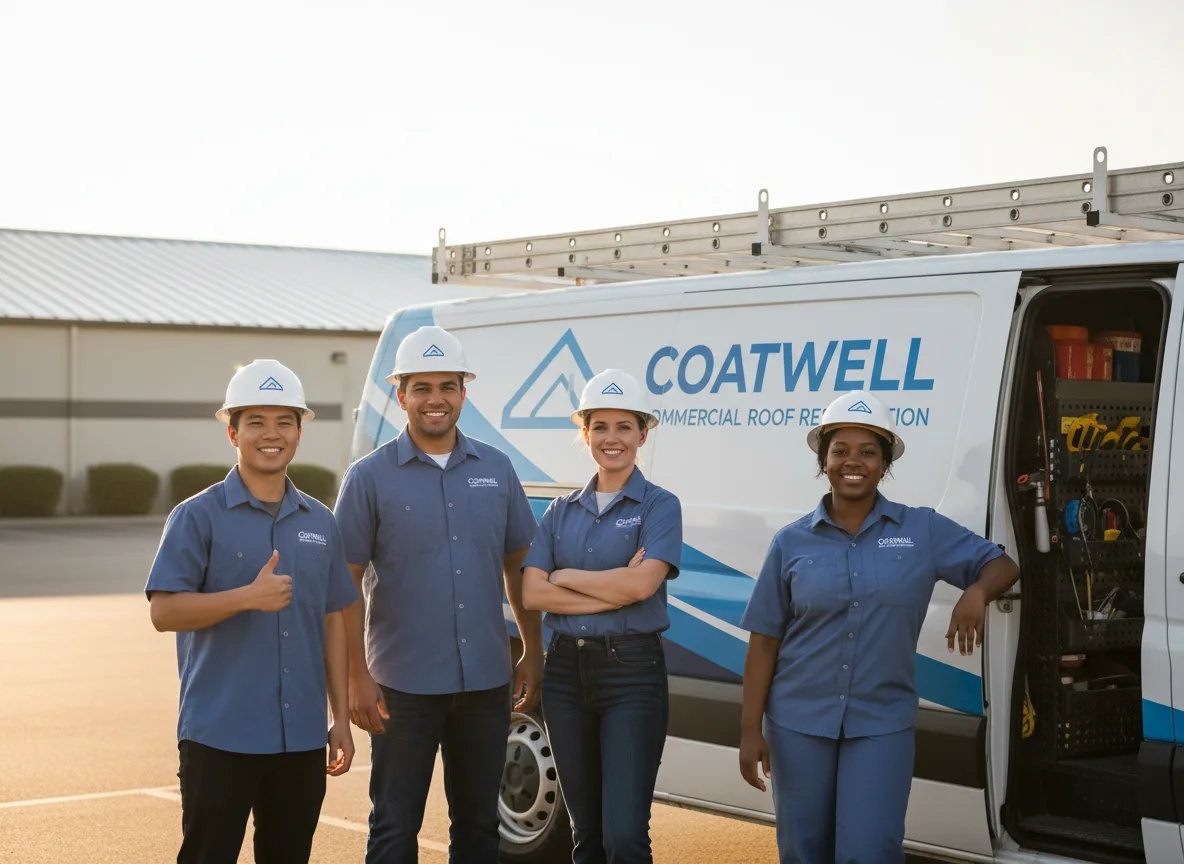 Commercial roof coating company in Eastport, ID